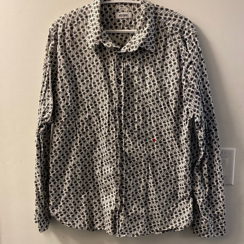 Moschino men’s shirt w Palm Trees
